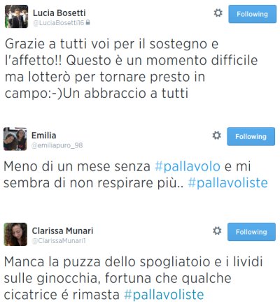 Twitter pallavoliste