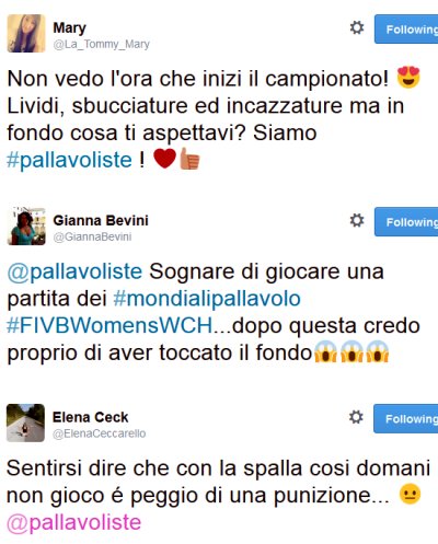 Twitter pallavoliste