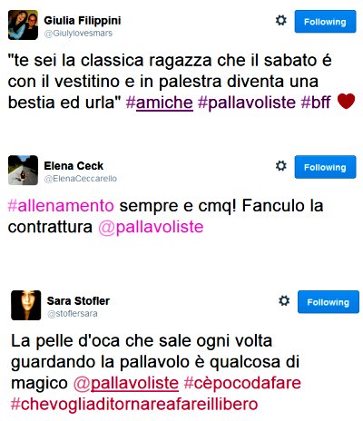 Twitter pallavoliste