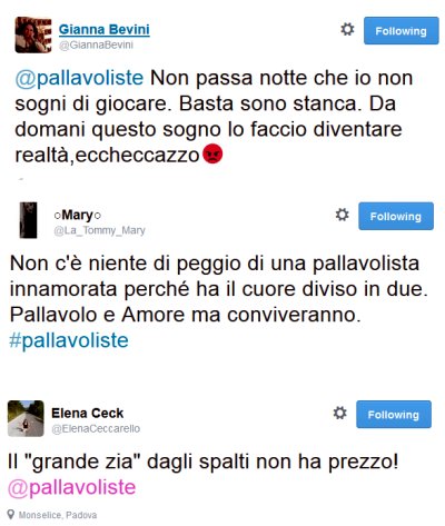 Twitter pallavoliste