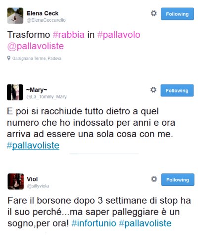 Twitter pallavoliste