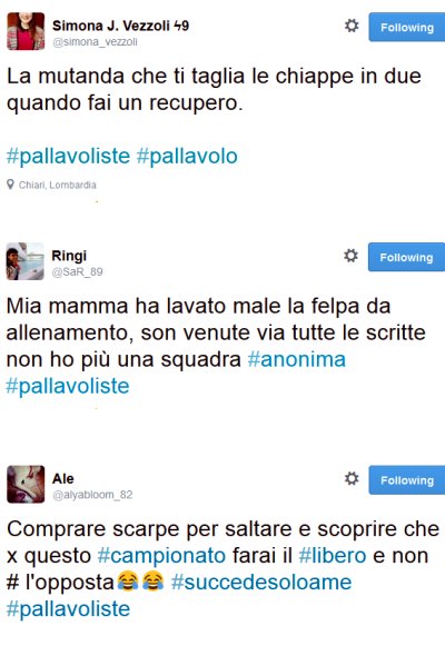 Twitter pallavoliste