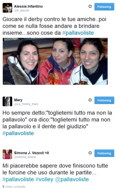 Twitter pallavoliste