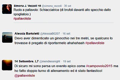 Twitter pallavoliste