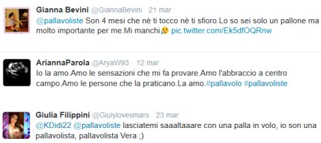 Twitter pallavoliste